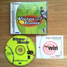 VIRTUA TENNIS 1 COMPLET BOÎTE NOTICE REG CARD DREAMCAST NTSC USA CIB OVP I game