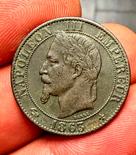 Centimes napoléon iii - centimes, tête