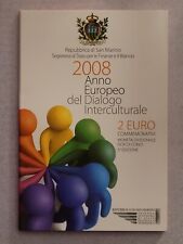 SAINT - MARIN / COFFRET B.U. 2 EURO ANNEE EUROPE DIALOGUE INTERCULTUREL - 2008