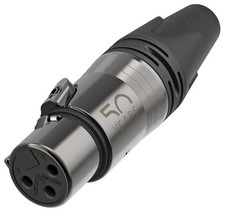 Prise XLR 3 Pôles, 50e Anniversaire, Paquet de 100 - NC3FXX-50-D