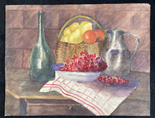 Dessin original gouache nature - dessin,