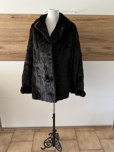 Manteau fourrure naturelle - manteau,