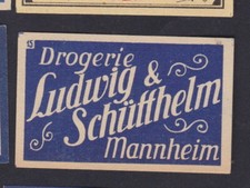 Ancienne étiquette Allumettes Allemagne  BN121321 Droguerie  