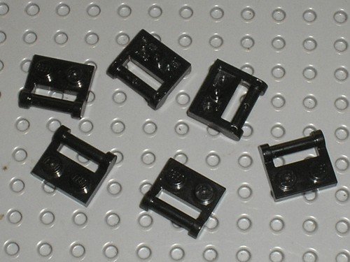 Lego black plate ref 48336 - black,