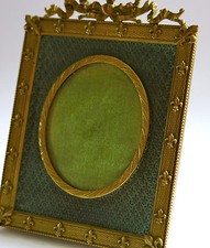 FLEUR de LYS, cadre bronze