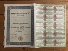 BERGERE FRERES & Cie (LAVELANET - ARIEGE 07)  (E2)