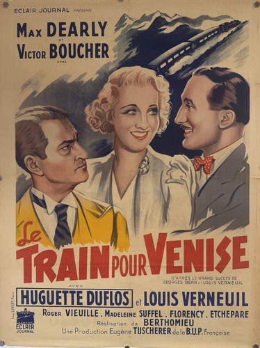 Train pour venise affiche - train,