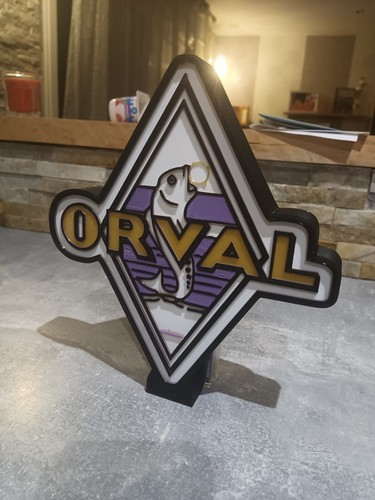 Logo lumineux bière orval - logo,