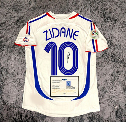 Zinedine zidane signed france - zinedine,