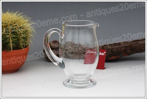Pichet eau cristal de - à,