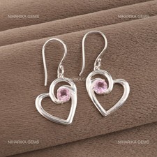 925 Argent Naturel Morganite