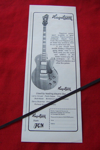 Hagstrom electric guitar - guitar, 1978