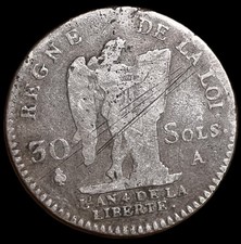 30 Sols 1792 Louis XVI