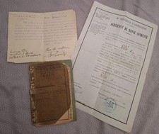 Livret Citation DCA Paris Montmartre 1917 Rare Diplome