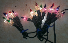 Guirlande Électrique Lumineuse Noël Ancienne 20 Lampes couleur non clignotante