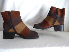 WHY NOT boots daim VINTAGE seventies collector T 37 made in France