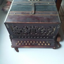 Ancien accordéon Bois Amati 