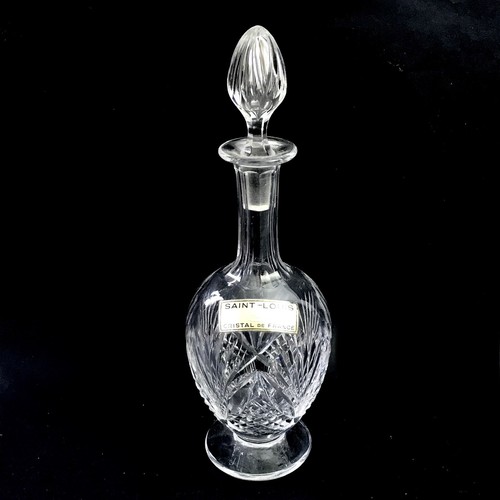 Carafe cristal taillée saint - cristal,