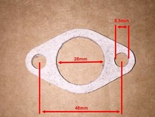 Bride isolante 5mm pour carburateur ZENITH diamètre 28