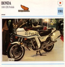 Fiche moto honda cbx 1000 - moto,