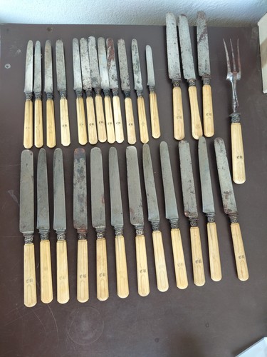 Couteaux anciens lame inox - lame,