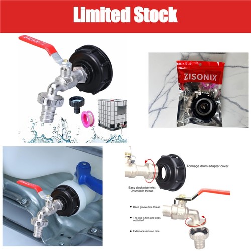 Robinet cuve 1000l alliage - robinet, en