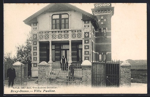 Cpa bray dunes villa - villa, pauline