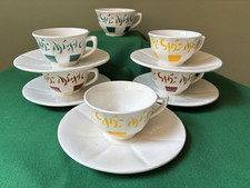 Faïence Digoin 6 Tasses à