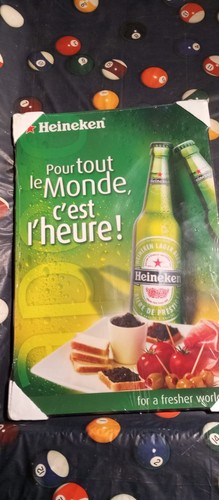 Pancarte heineken neuve - pancarte, sous