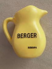 VINTAGE - Pichet Publicitaire BERGER bistrot en plastique