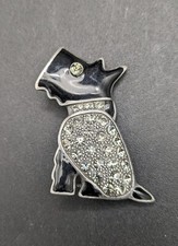 Broche vintage Scottish Terrier Marion Godart