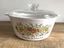 Cocotte L'échalote  La Marjolaine, CorningWare avec couvercle