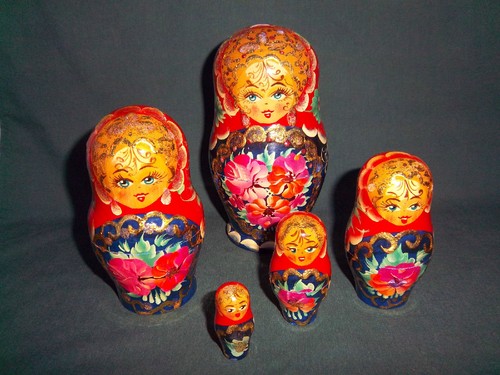 Nesting dolls russian set - russian,