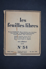 LES FEUILLES LIBRES. Raymond