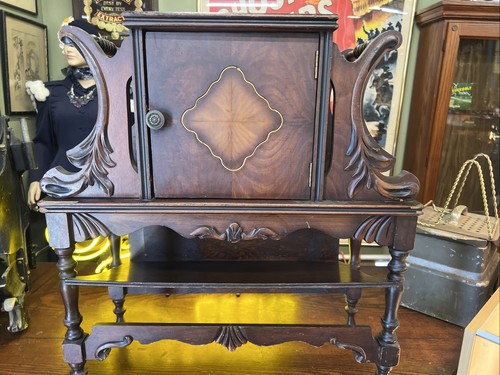 Vtg humidor cigar cabinet - vtg,