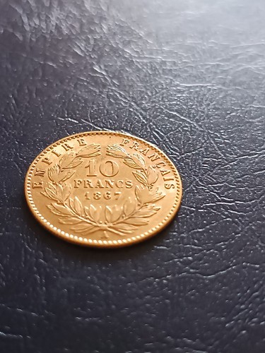 Francs 1867 a napoléon - 10,