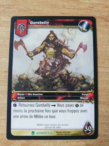 Carte heros gorebelly - carte, /