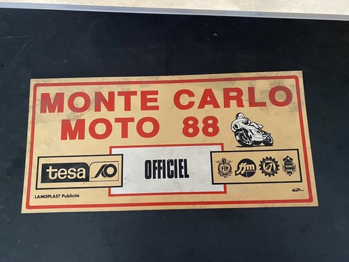 Plaque plastique rallye monte - plaque,