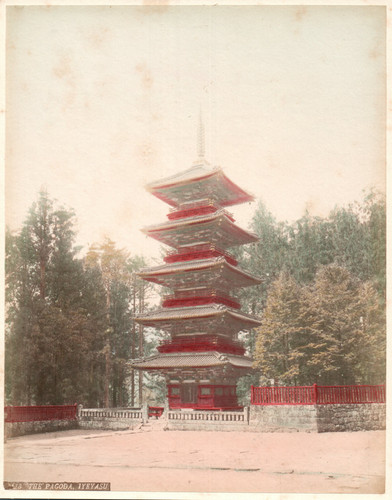 Japon the pagoda iyeyasu - the, pagoda,