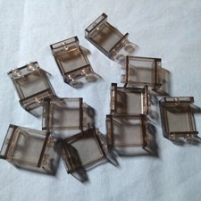 10 x LEGO smoke trans-black