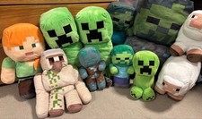 Lot de 12 peluches Minecraft