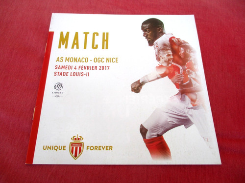 Monaco ogc nice programme - as,