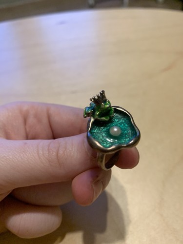 Bague grenouille argent - grenouille,
