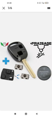 Cle pour toyota avensis rav4 - cle,
