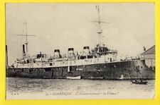 FRANCE en 1918 DUNKERQUE Nord Le CROISEUR CUIRASSÉ "POTHUAU" Battleship Cruiser