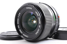 Objectif grand angle Canon FD 24 mm F2,8 neuf MF pour monture FD PRESQUE COMM...