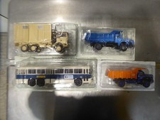 Lot de 4 camions miniatures Berliet 1/43 Véhicule collection Diecast BER55