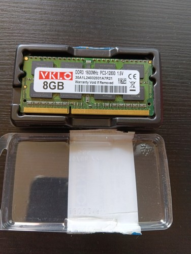 Mémoire vklo 8gb ddr3 1600mhz - mémoire,