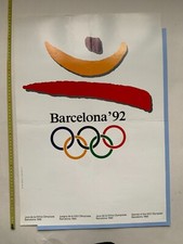 Barcelona olympics 1992 spain vintage poster