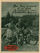Publicité ancienne motos
